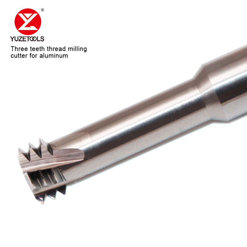 Three thread milling cutter